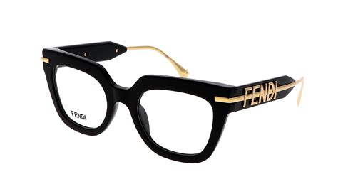 fendi eyeglasses black